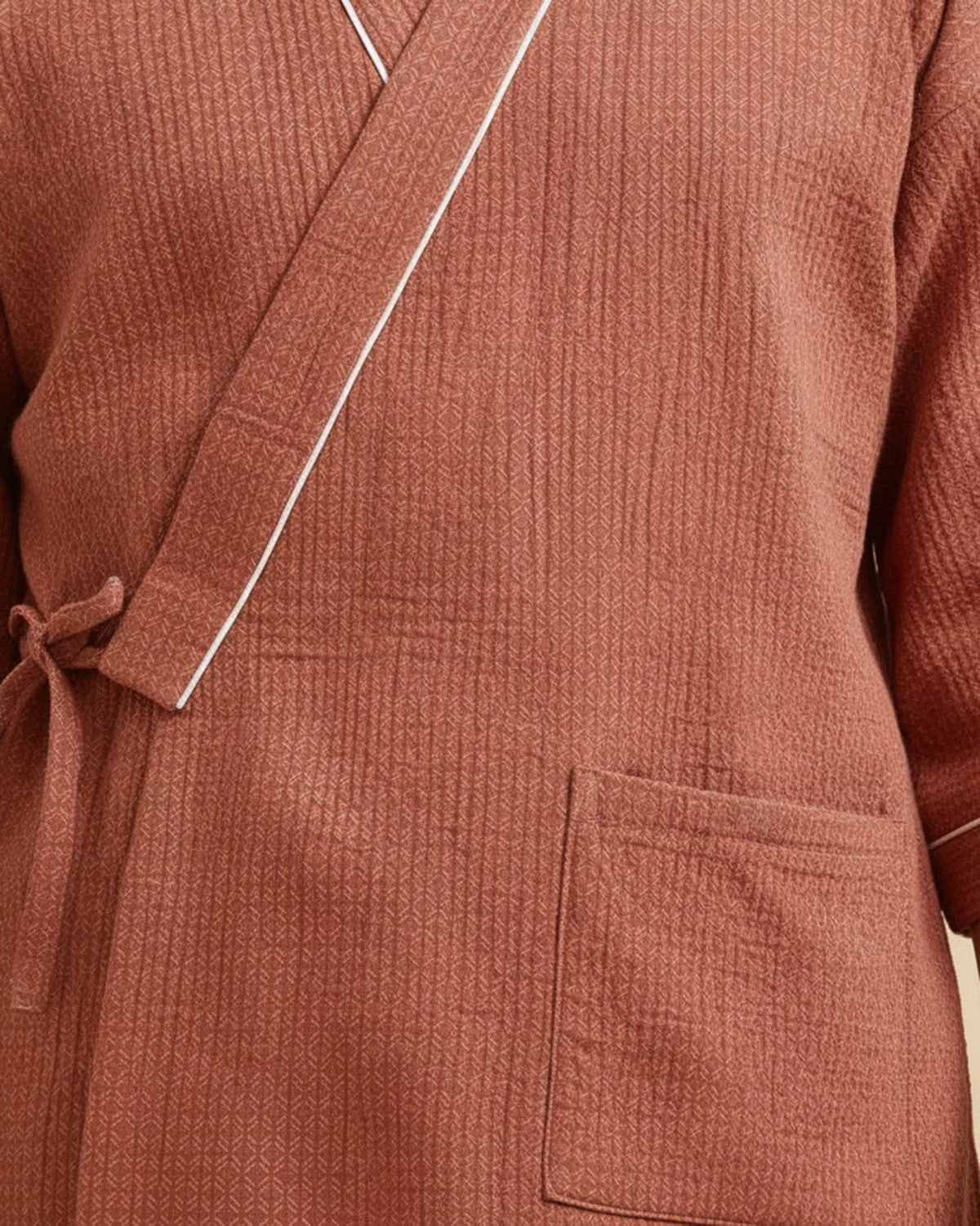 Cotton Quilted Kimono Set - Japanese Inspired Loungewear Set