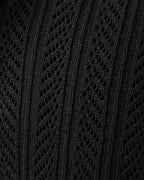 Onyx Zip-Neck Henley – Premium Viscose Long-Sleeve Polo in Black