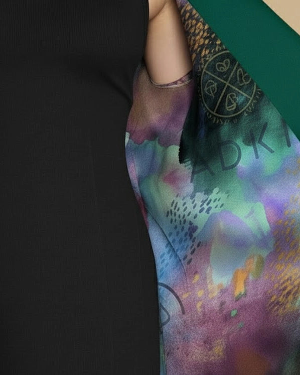 Seti Emerald Green Short Trench Coat - Women's Bell Sleeve Sustainable Jacket