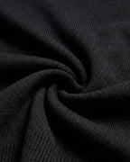 Aurelius Black Quarter-Zip Pullover | Minimalist Staple