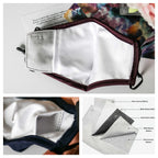 ADKN 4 Layer Reusable XL Face Mask with PM 2.5 Filter