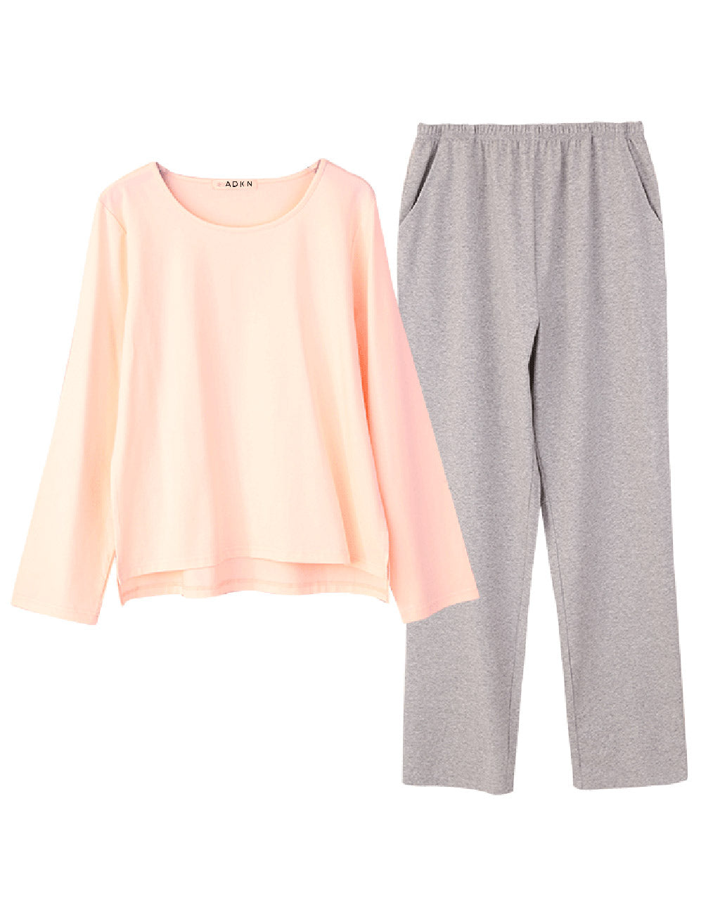 ADKN Bamboo and Organic Cotton Pink Pyjamas Loungewear