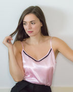ADKN Kami Pink Satin Cami Top
