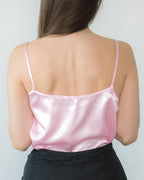 ADKN Kami Pink Satin Cami Top