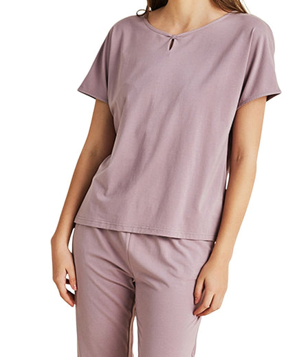 ADKN Bamboo & Organic Cotton Short Sleeve Pyjamas for Women