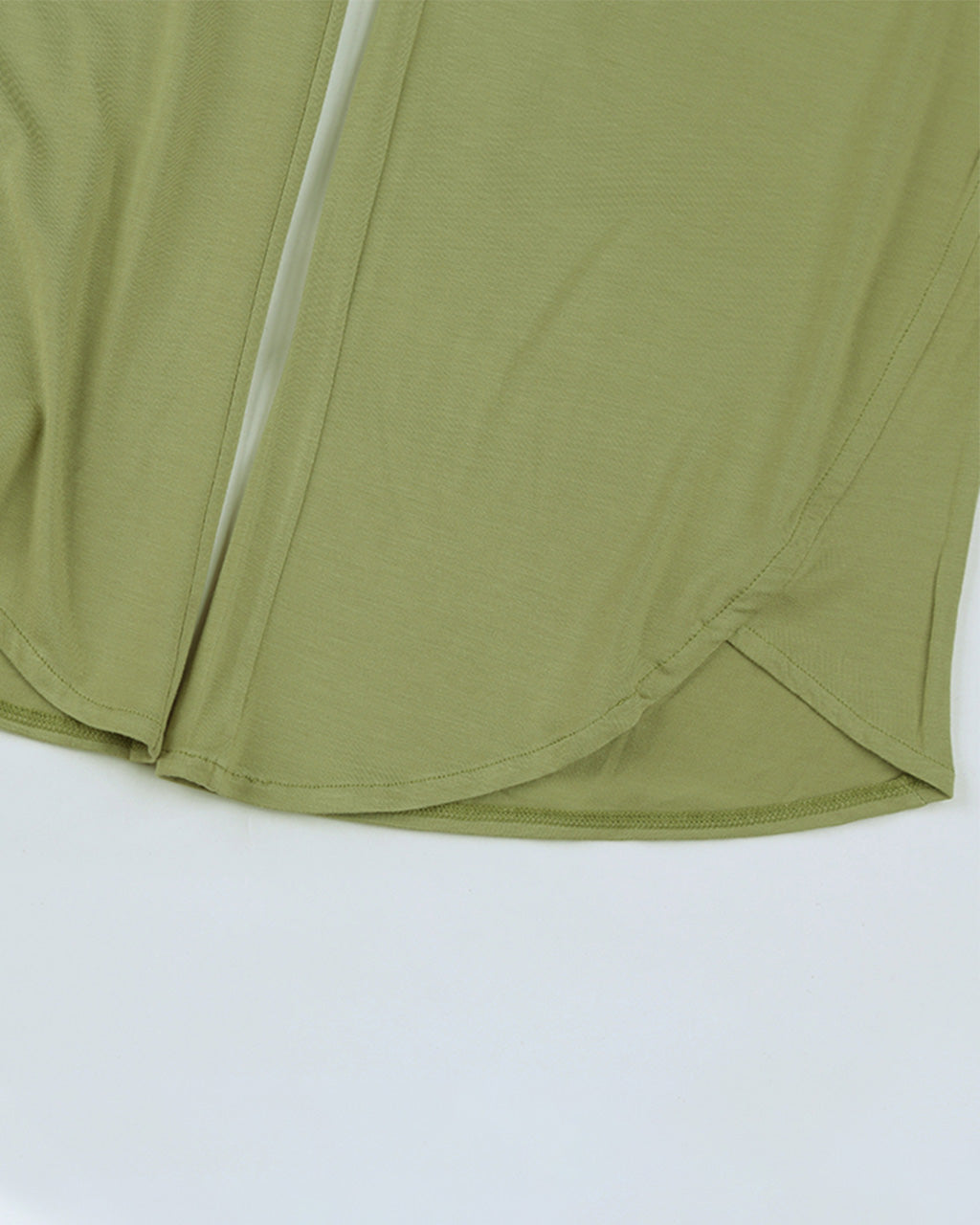 Bamboo Sleeveless Pyjamas Loungewear with Cropped Trousers - Lime