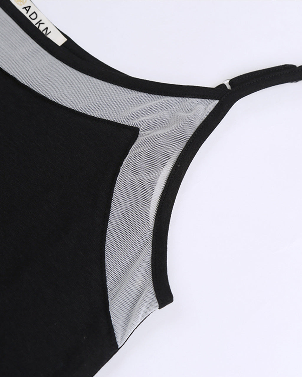 ADKN Bamboo & Organic Cotton Women Nightdress in Black