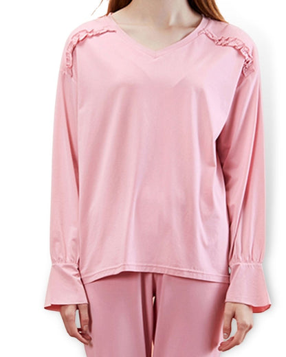 ADKN Womens Pink Pjs from Bamboo Organic Cotton