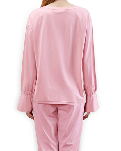 ADKN Womens Pink Pjs from Bamboo Organic Cotton