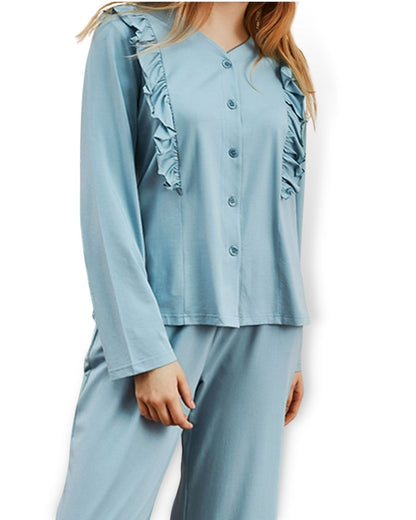 ADKN Bamboo & Organic Cotton Womens Button Pjs