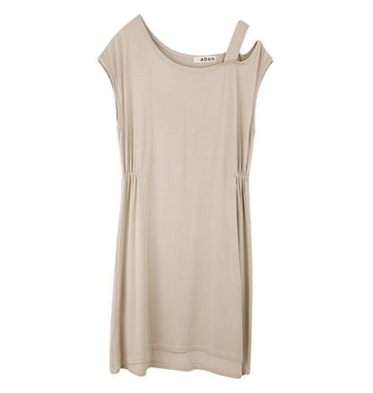 ADKN Bamboo Women Loungewear - Slip Dress in Beige