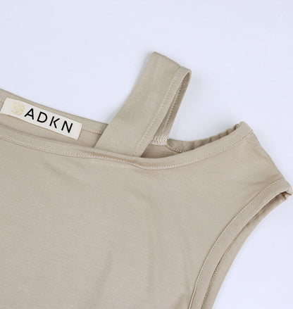 ADKN Bamboo Women Loungewear - Slip Dress in Beige