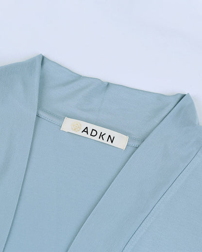 ADKN Bamboo Loungewear Cardigan - Pastel Blue