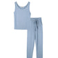 Bamboo Womens Loungewear Set - Pastel Blue
