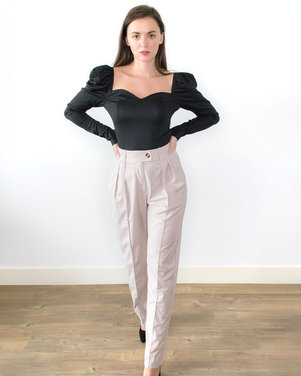 ADKN Buren High Waist Wide Leg Trousers