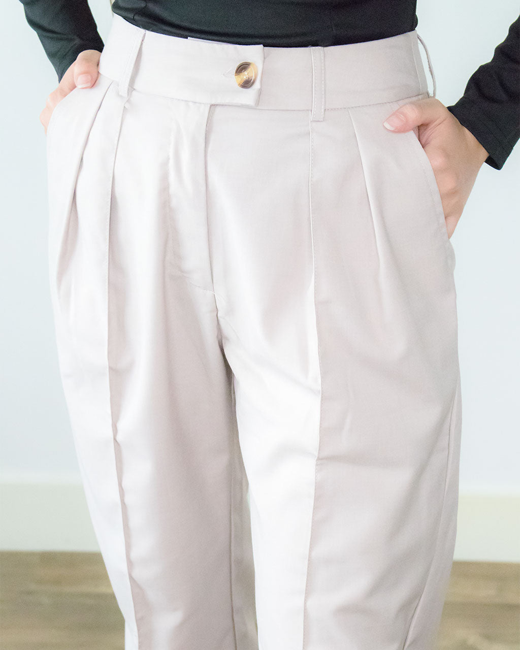 ADKN Buren High Waist Wide Leg Trousers