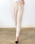 ADKN Kara Beige Slim Leg Trousers