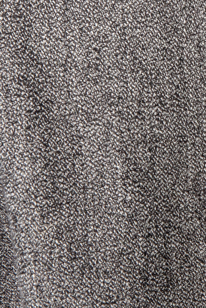 ADKN Baldo Coat sustainable hemp and organic cotton grey tweed fabric 