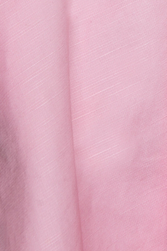 100% Organic Cotton and Hemp Blend Fabric 250gsm - Pastel Pink