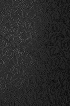 ADKN Faial Navy Blue Chiffon Sheer Bodysuit with Balloon Sleeves