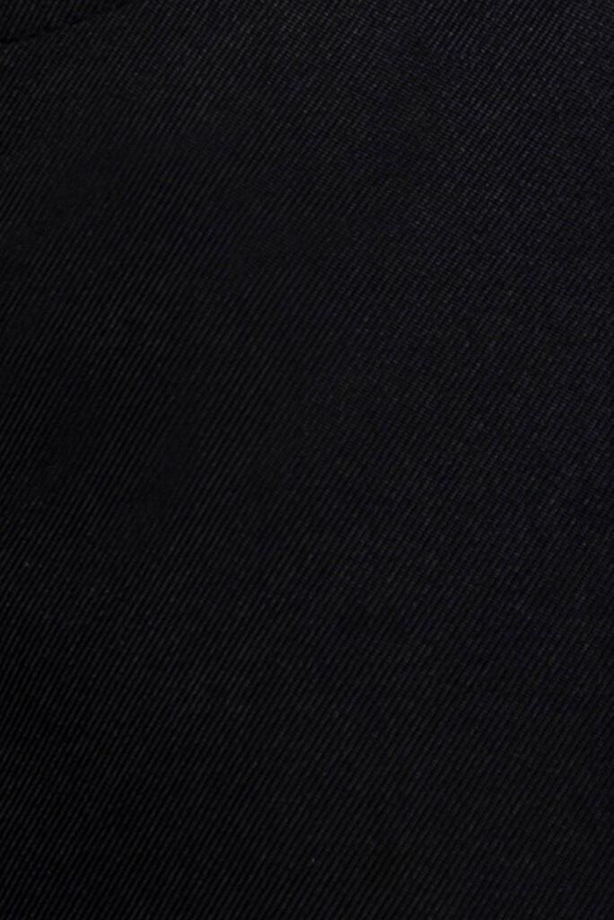 ADKN Myrto Skirt Black sustainable ethical gabardine fabric made from 100% recycled post-consumer PET bottles
