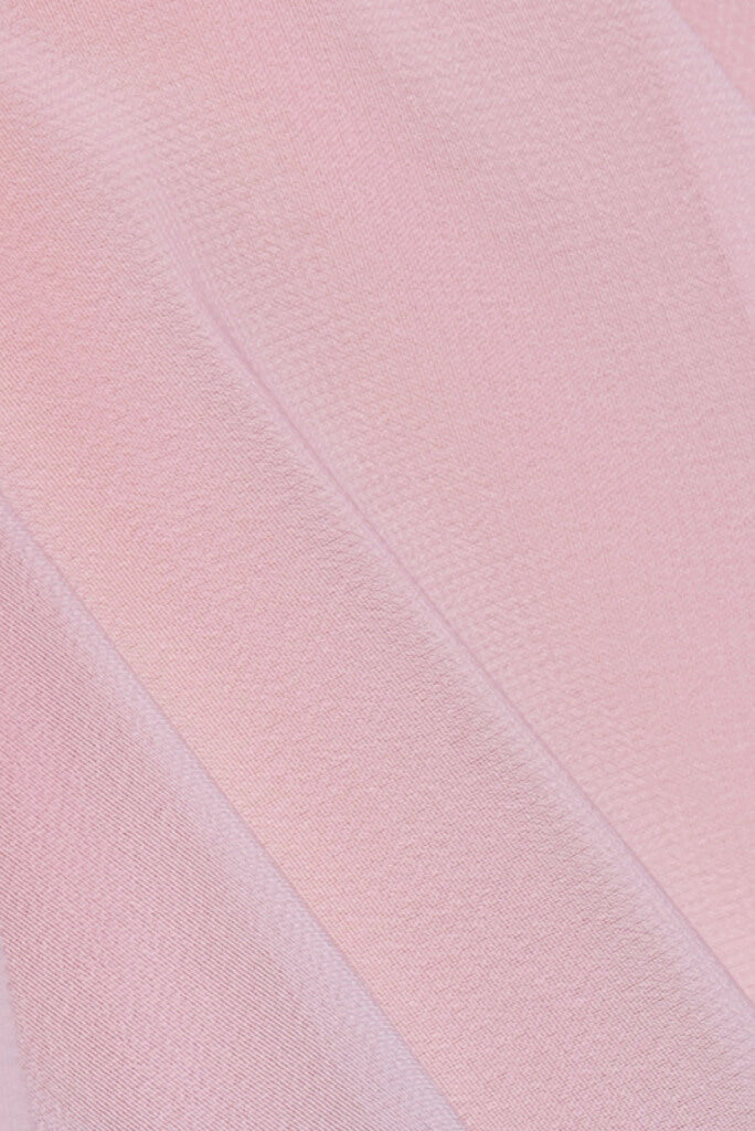 ADKN Clarissa Pink Chiffon Peplum Blouse with Pussy Bow