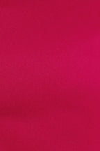 ADKN Nerina Red Peplum Asymmetric One-Shoulder Blouse