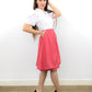 Recycled sustainable double layer modern classic straight office party wedding guest designer skirt ethically made by ADKN UK