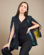 ADKN Amee Black Short Cape