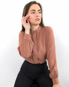 ADKN Ada Orange Long Sleeve Top