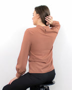 ADKN Ada Orange Long Sleeve Top