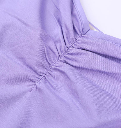 ADKN Bamboo & Organic Cotton Women Summer Short PJS in Lilac