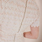 Blaer Recycled Cotton Lace Mini Dress with Short Sleeves