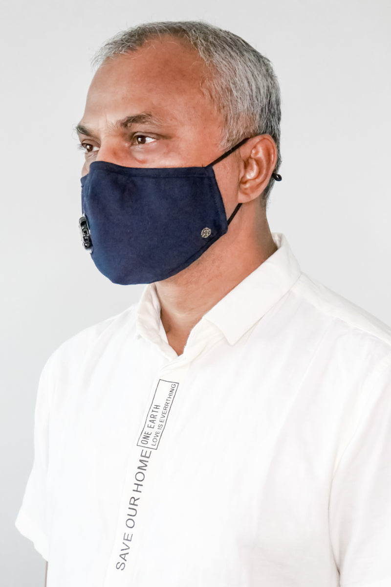 Cycling Pollution Mask with Valve Bamboo Layer Mask ADKN UK